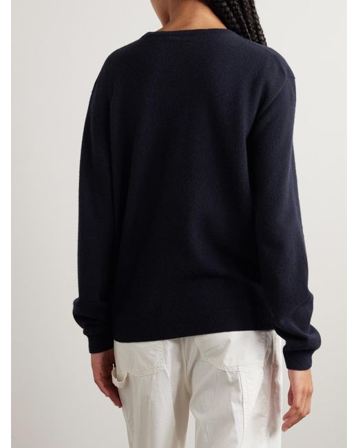 The Row Blue Kisaora Cashmere Sweater