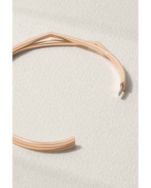 Repossi Natural Antifer 18-Karat Rose Diamond Bracelet