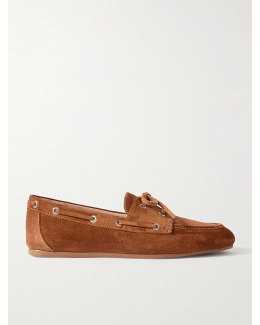 Mocassins En Daim Tinsley Stuart Weitzman en coloris Brown