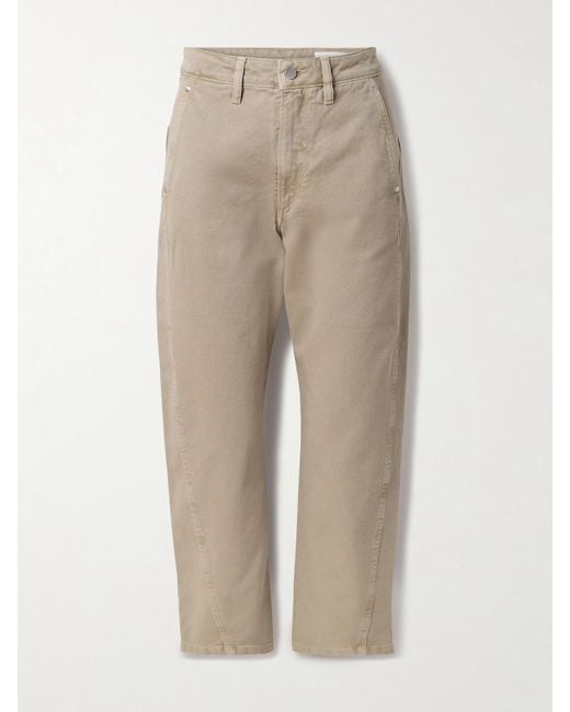 Lemaire Natural Twisted Verkürzte, Hoch Sitzende Jeans Mit Geradem Bein