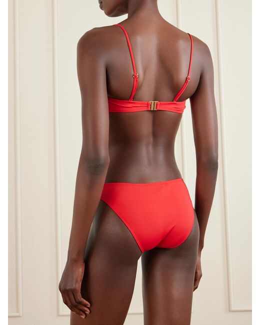 Nili Lotan Red Bikini Briefs