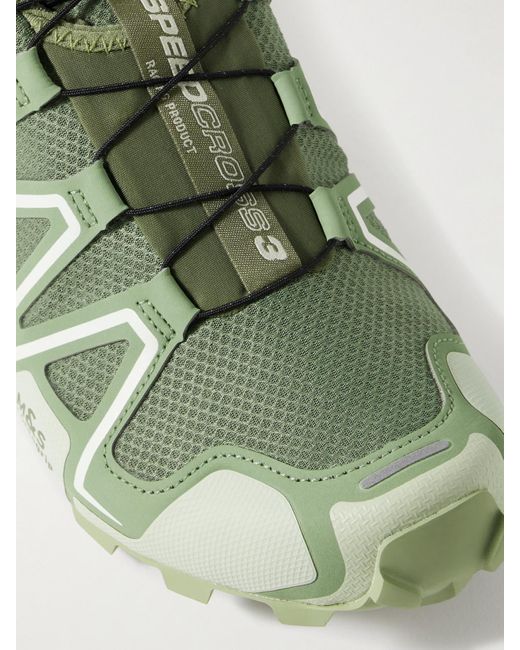 Salomon Green Speedcross 3 Sneakers Aus Mesh Mit Gummibesätzen