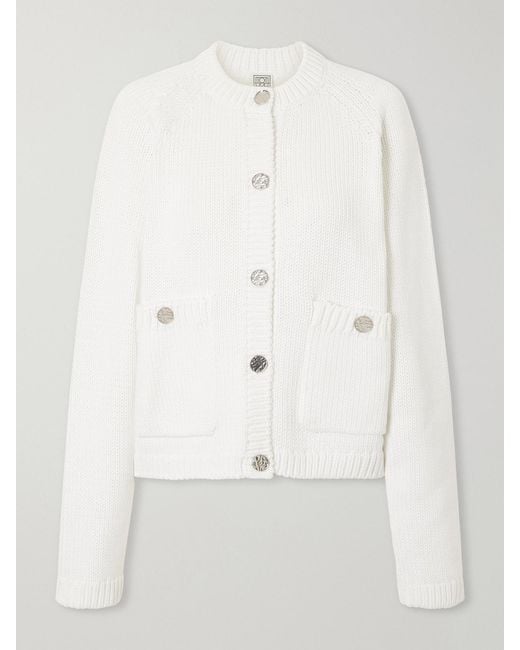 Totême Natural Organic Cotton Cardigan