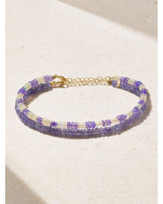 JIA JIA Pink Set Of Two, Tanzanite And Opal Bracelets