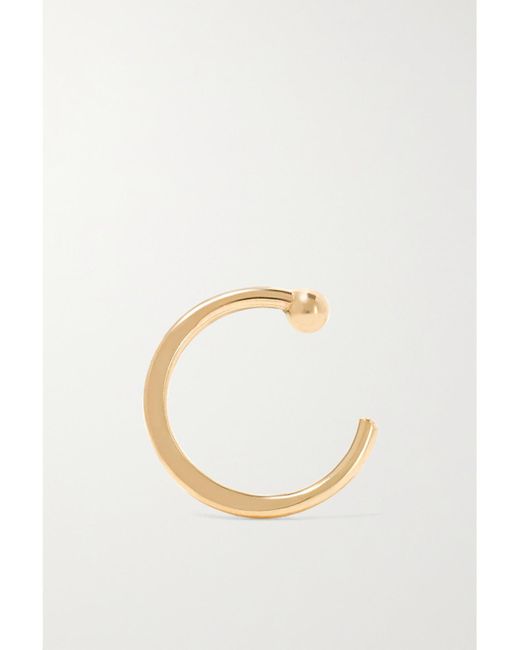Melissa Joy Manning Metallic 14-Karat Hoop Earrings