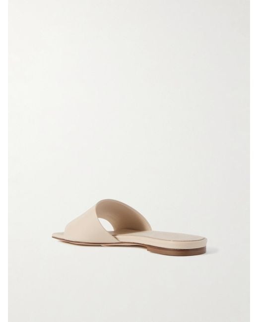 Aeyde Natural Anna Leather Sandals