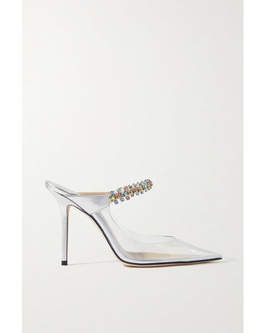 jimmy choo bing embellished mule