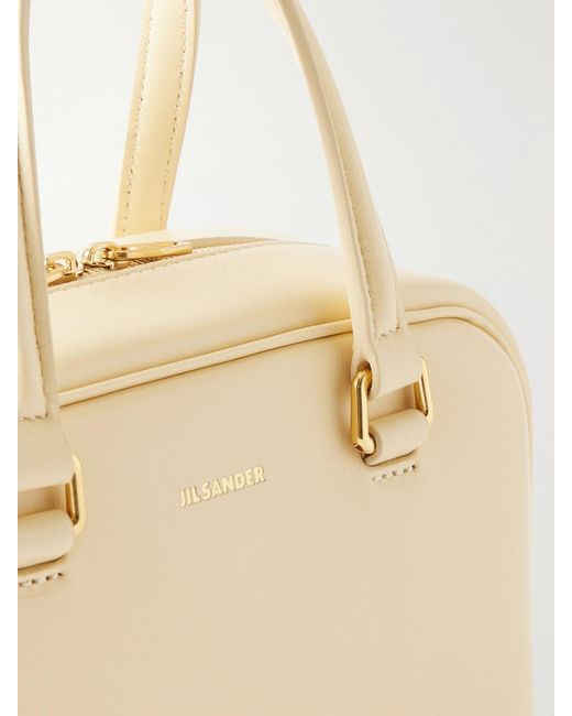 Jil Sander Natural Vision Mini Leather Tote