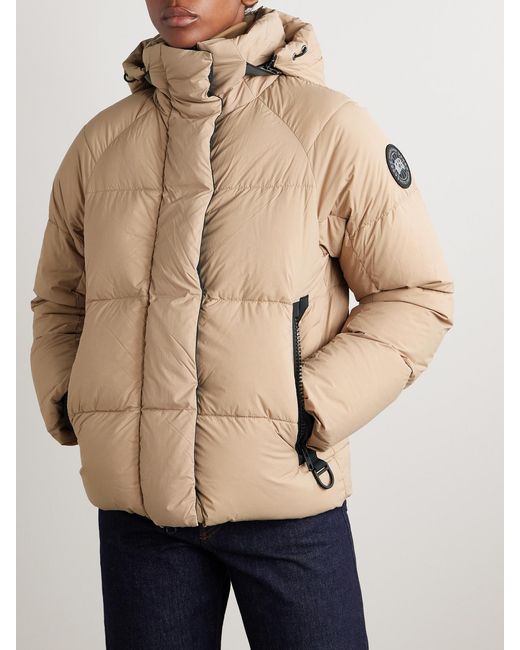 Canada Goose Natural Junction Hooded Quilted Shell Down Jacket