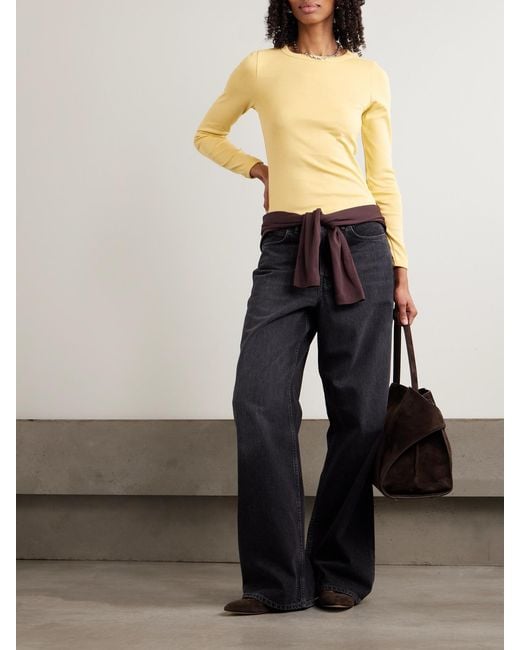 Flore Flore Yellow Max Organic Cotton-Jersey T-Shirt