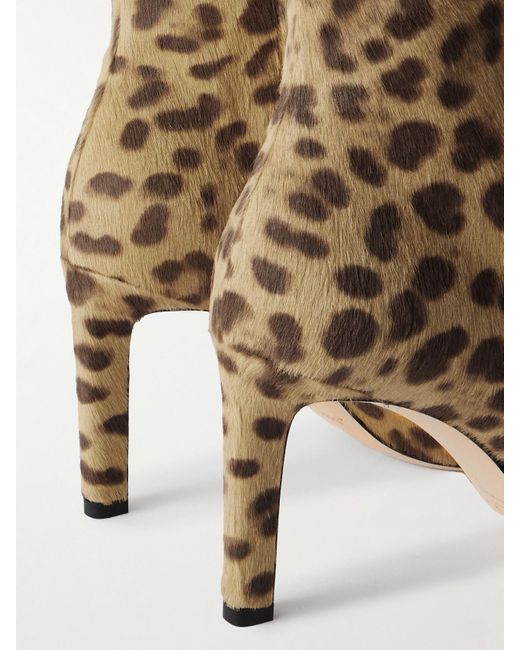 Jimmy Choo Natural Frankie 85 Ankle Boots Aus Leder