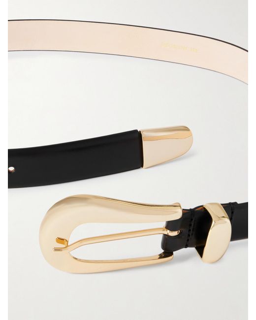 DEHANCHE Black Colette Leather Belt