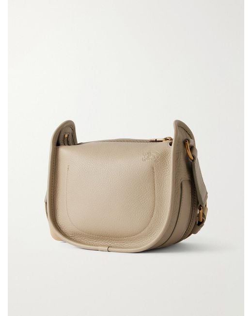 Burberry Natural Small Leather Shoulder Bag