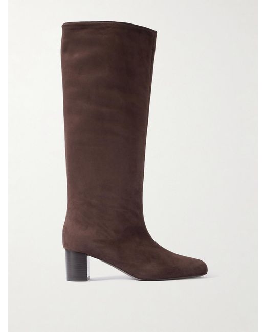 Totême  Brown Downtown Suede Boots