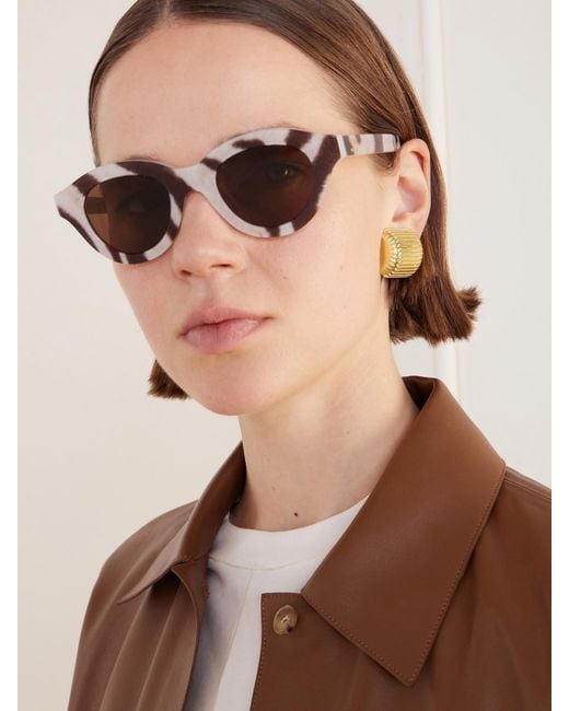 Céline Pink Round-Frame Acetate Sunglasses