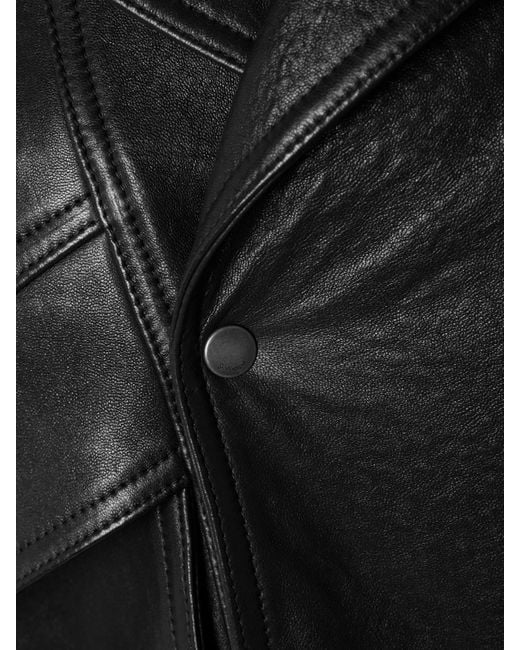 Saint Laurent Black Leather Jacket