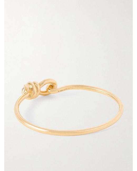 Bottega Veneta Natural Plated Bracelet