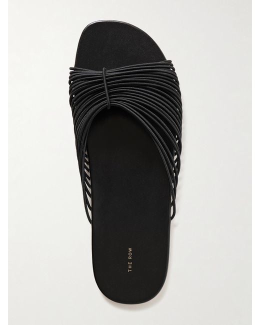 The Row White Sara Stretch Slides