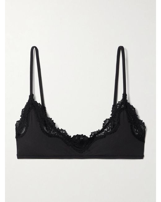 Brassière À Finitions En Dentelle Fits Everybody, Onyx Skims en coloris Black