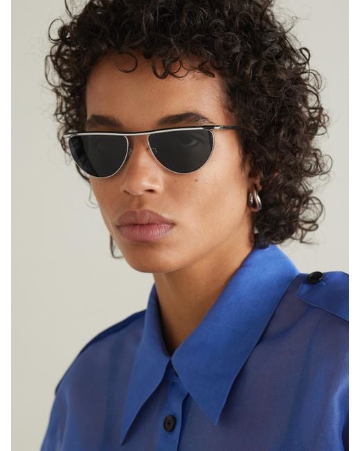 Oliver Peoples Metallic Khaite 1984C Cat-Eye-Tone Sunglasses