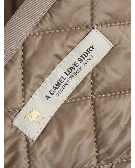 Max Mara Natural The Cube Joan Mantel Aus Gestepptem Shell Mit Kapuze