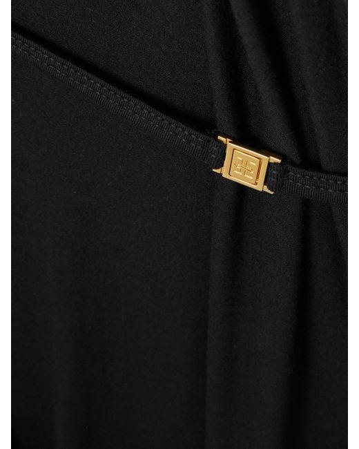 Robe Longue Dos Ouvert En Jersey De Modal Stretch Vivian ÉTERNE en coloris Black