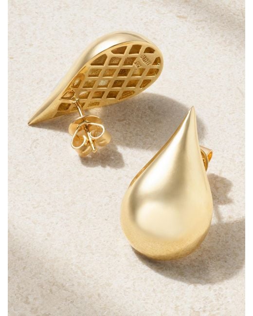 Mateo Natural Water Droplet 14-Karat Earrings