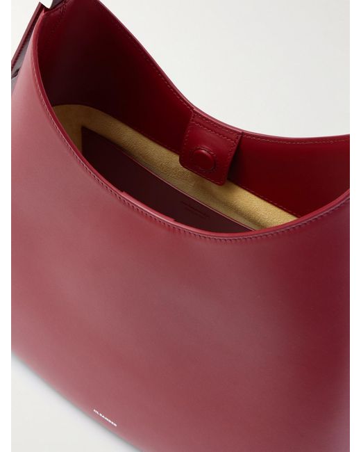 Jil Sander Red Eldorado Shoulder Bag