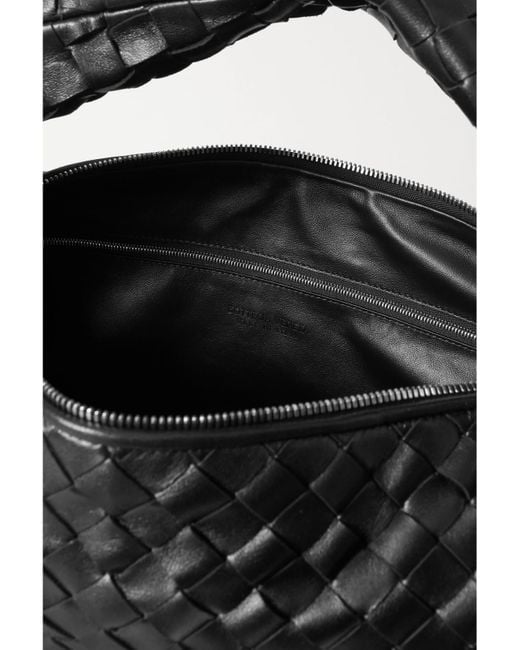 Bottega Veneta Black Jodie Knotted Intrecciato Leather Tote