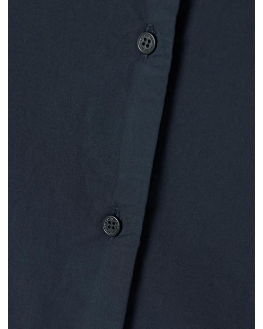Nili Lotan Blue Amante Cotton-Poplin Shirt