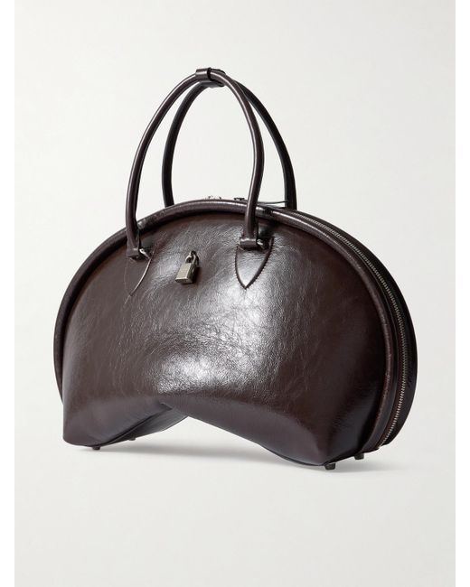 Acne Brown Bowlina Leather Tote