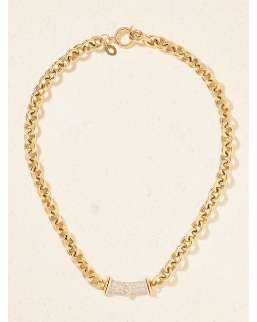 L'Atelier Nawbar Natural Warrior Princess 18-Karat Diamond Necklace