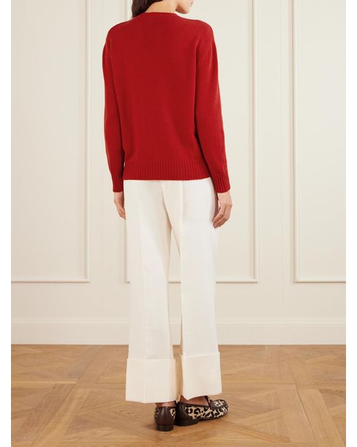 Valentino Garavani Embroidered Wool Sweater