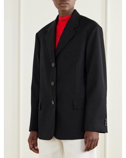 Loewe Blue Wool Blazer