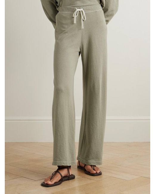 James Perse Natural Jogginghose Mit Weitem Bein Aus Baumwollfrottee