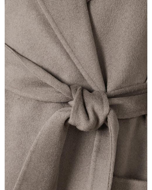 Joseph Gray Arline Belted Wool And Cashmere-Blend Coat