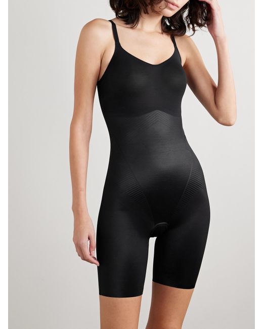 Spanx Black Shape Invisible Oberschenkellanger Body