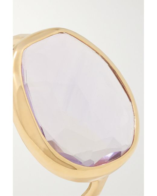 Melissa Joy Manning Purple 14-Karat Recycled Amethyst Ring