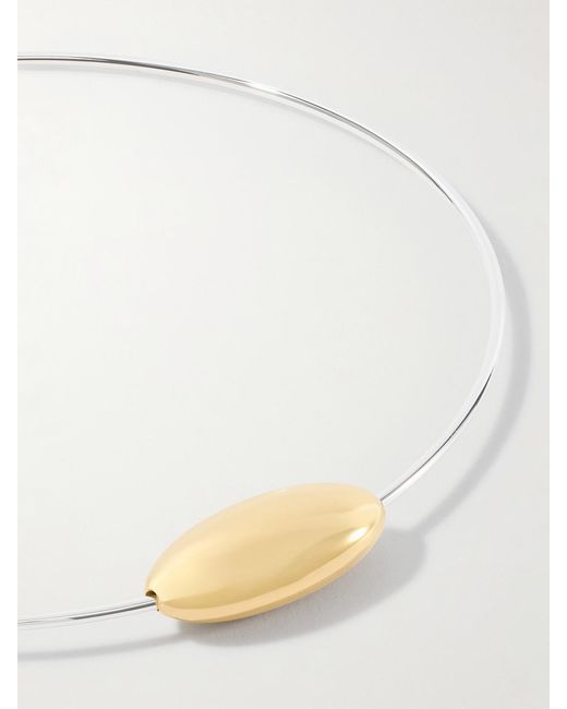 LIE STUDIO Natural The Scarlet-Plated Necklace