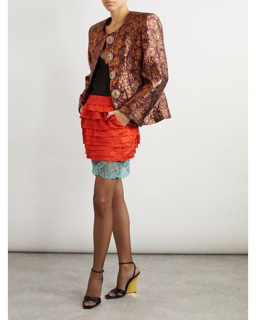 【関税込み】SAINT LAURENT KNOTTED JERSEY SKIRT 0400020684797?wid=900