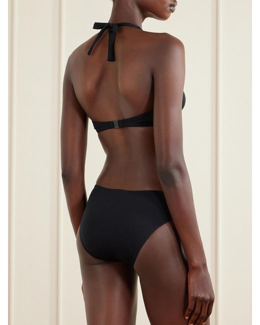 Eres Black Clap Embellished Bikini Briefs