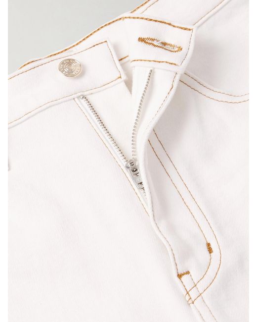 FRAME White Carolina Herrera The Taper High-Rise Skinny Jeans