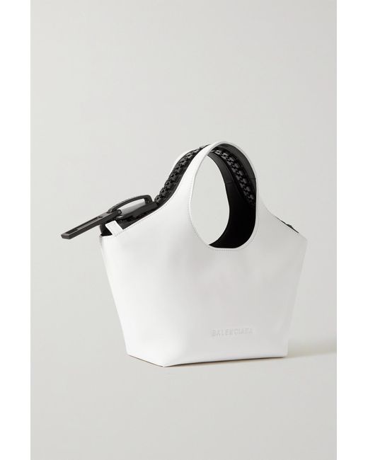 balenciaga tote white