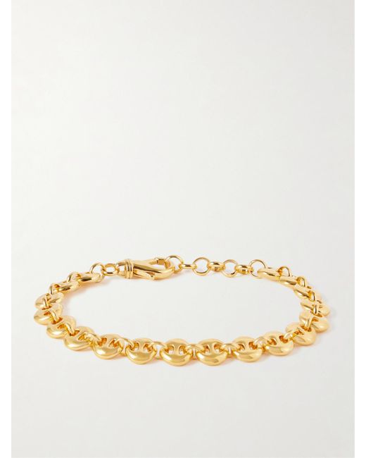 Sophie Buhai Metallic Small Circle Link Armband Aus-Vermeil