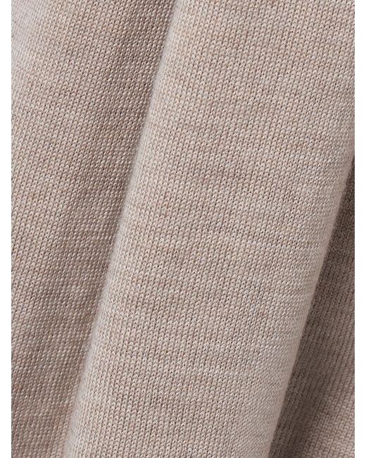 Magda Butrym Gray Draped Wool, Silk And Cashmere-Blend Tank