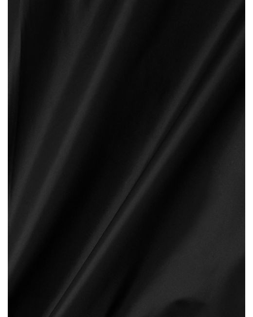 Rick Owens Black Hooded Padded Shell Jacket