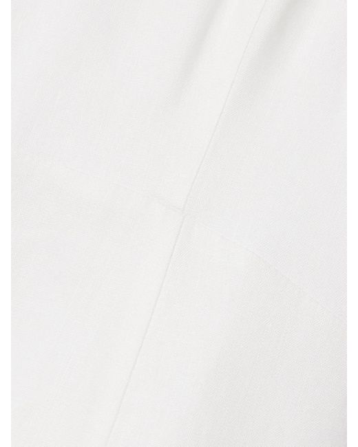 chinese dress ladies Staud Madison Linen Dress in Natural – Hampden Clothing main image 1