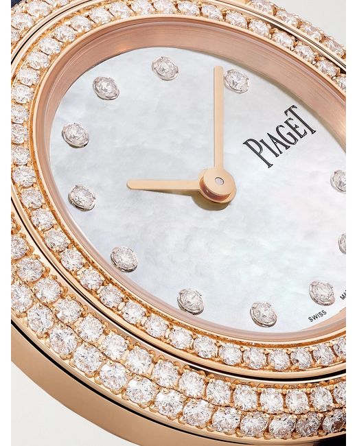Piaget Blue Possession 18-Karat Rose Diamond Watch
