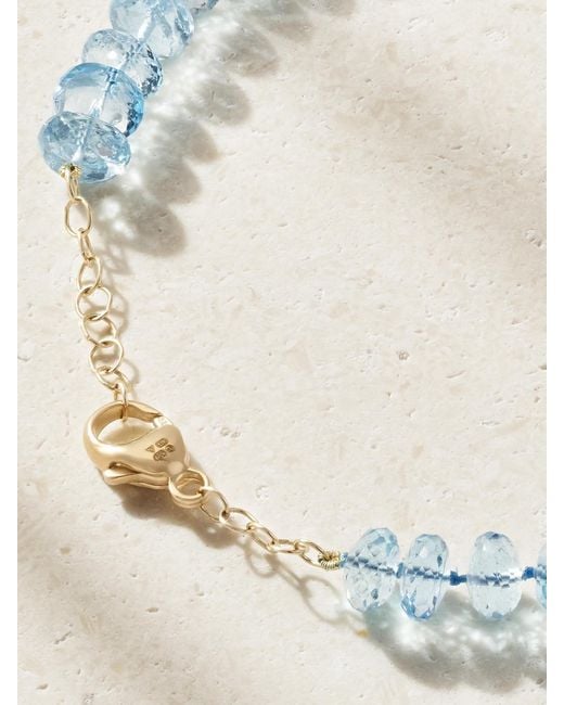 JIA JIA Natural Oracle Sky 14-Karat Topaz Necklace
