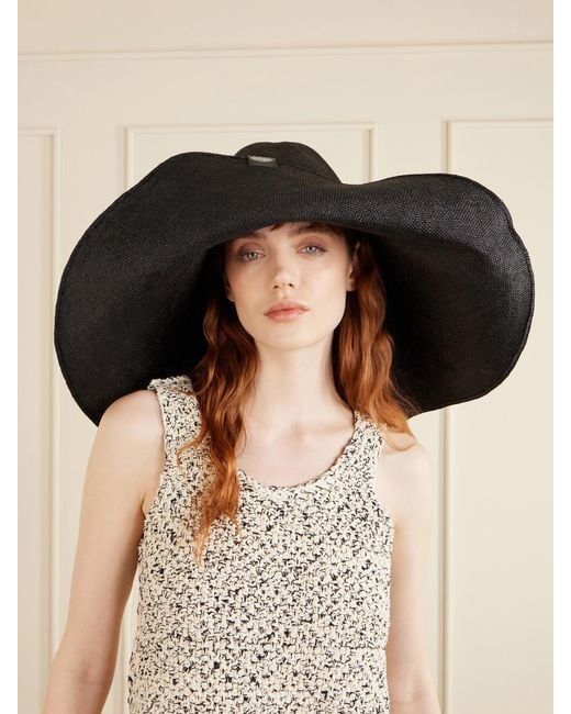 Ruslan Baginskiy Black Foldable Straw Hat